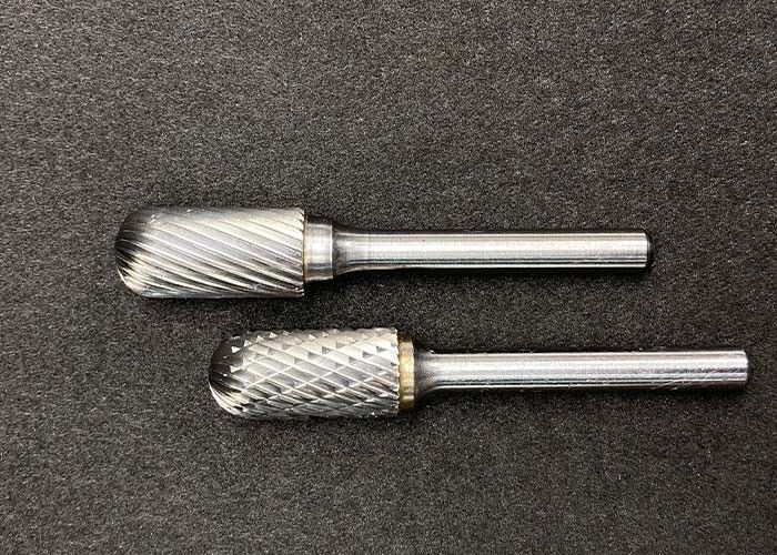 Conical Grinding Head Carbide Rotary Bits For Rotary Tools Sliver Color