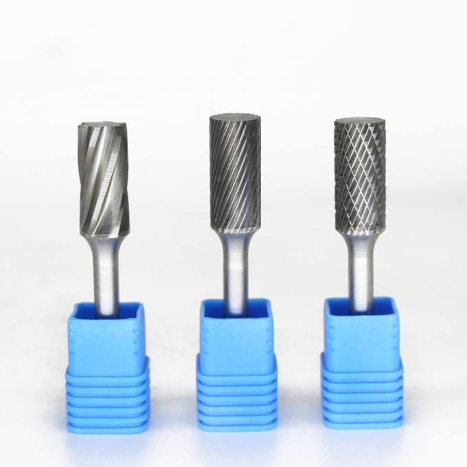 YG10X Cylindrical Rotary Tungsten Carbide Die Grinder Bits For Wood