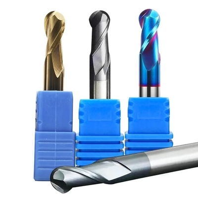 Good price 4 6 8 Mm HRC55 45 65 CNC Ball Nose Router Bits Milling Cutters online
