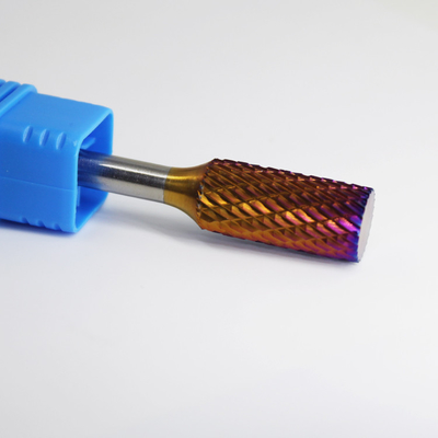 Good price Drill Bits Electric Cutter Tools Tungsten Blue Nano Copper Coating Carbide Burrs online