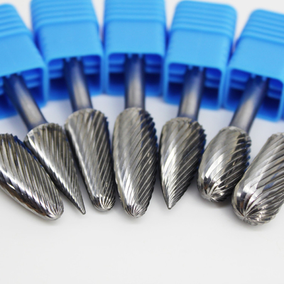 Good price Conical Tungsten Carbide Burr Bits Standard 6-36 Mm Head Length Single Tooth Shape online