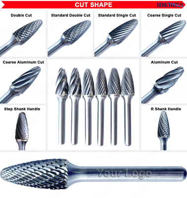 Good price CNC Engraving Carbide Wood Carving Bits Good Mechanical Stability Carbide Burr Cutter online