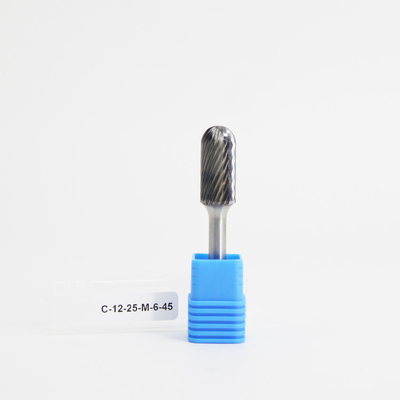 Good price 6mm Shank SC Cylinder Ball Nosed Coment Rotary Burr Bits Single Cut Type of Cut DOUBLE CUT LOGO online