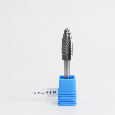 Good price SH Flame Shape Best Carbide Burr for Steel Single Cut 6mm Shank Grade YG6/YG8/YG10X online