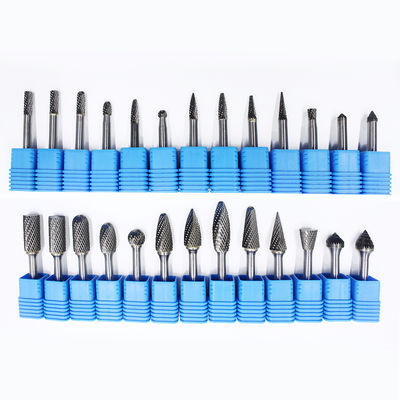 Good price Long Shank 10 Pieces of Tungsten Carbide Burr 1/4 Inch Tool Long Drill Bit for Metal Grinding Carbide Burr Manufacturer online