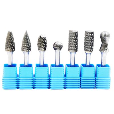 Good price Power Tools Set 6mm 1/8 Shank Carving Metal Engraving Single Standard Cut One Set 10 Tungsten Steel Carbide Burr online