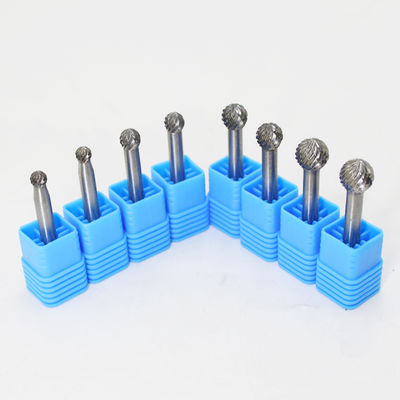 Good price Customized Abrasive 1/8 2.35 Bur Bits Carbide Ball Shaped Burr Cemented Tungsten Carbide Rotary Burr for Wood Carving online