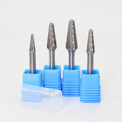 Good price RTS Free Sample Double Cut Ball Nosed Cone Burs  Drill Bits 6mm 1/4