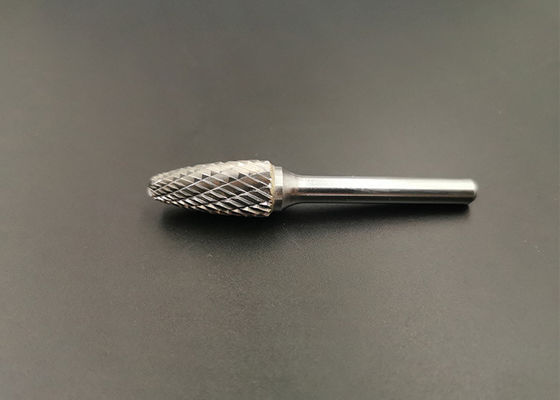 Good price 25mm Double Cut Rotary Cone Carbide Burr For Grinding / Polishing online