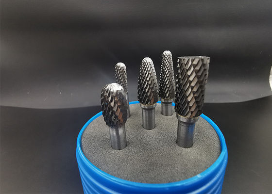 Good price Pointed Tree Shape 6MM Shank Tungsten Carbide Rotary Burrs online