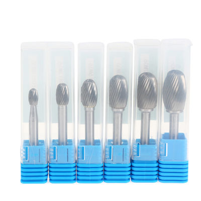 Good price Oval Shape Double Cut Solid Carbide Burrs For Wood Carving online