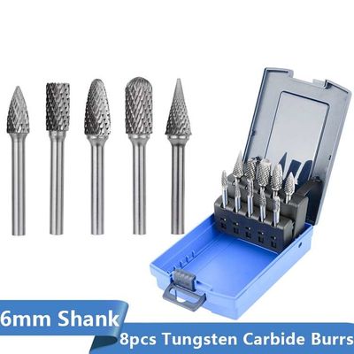 Good price Metal Wood Grinding Engraving Polishing Tungsten Rotary Burr Set 10pcs 6mm online