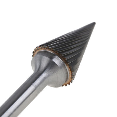 Good price Rotary File Solid Tungsten Carbide Burrs Double Cut Rounded Cone Shape online