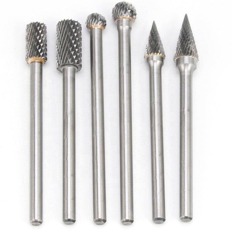 Safety Extended Length Carbide Burrs Carbide Die Grinder Bit Set Oem
