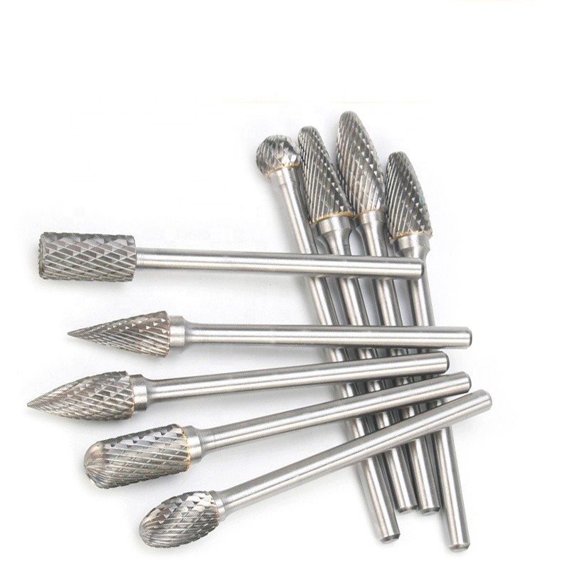 Safety Extended Length Carbide Burrs Carbide Die Grinder Bit Set Oem