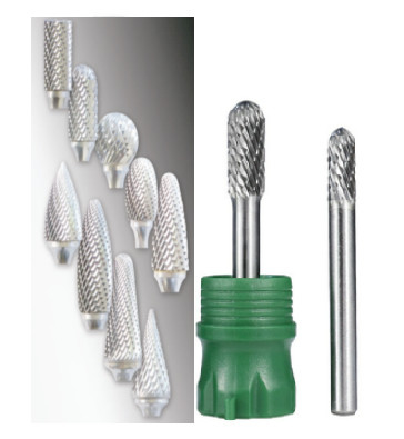 Good price 6mm Shank Carbide Rotary Burr Silver Brazed For Cutting Metal online