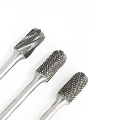 Cylinder Shape With Radius End Round Head Cut For Wood Metal Steel Polish Carbide Burrs