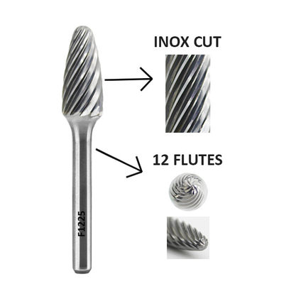 Fine Cut Tungsten Carbide Rotary Files for Industrial Use