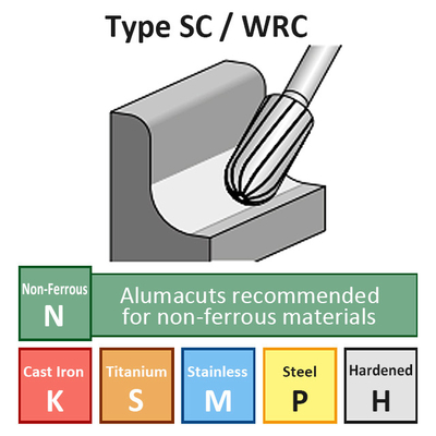 Fine Cut Tungsten Carbide Rotary Files for Industrial Use