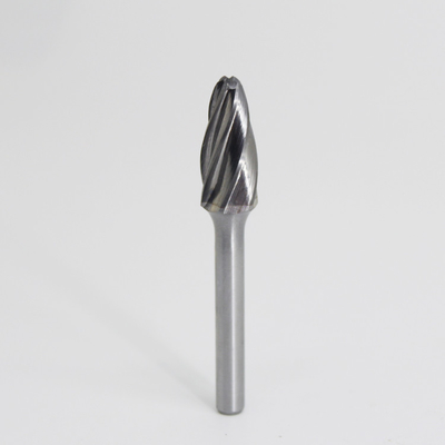 6mm 1/4&quot; Tree Shape Tungsten Carbide Rotary File Drill Bits