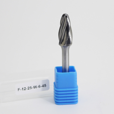 6mm 1/4&quot; Tree Shape Tungsten Carbide Rotary File Drill Bits