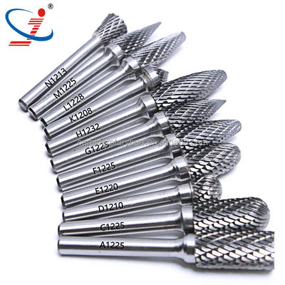 Good price 1/4 Shank Carving Cutting Grinding Drilling Polishing Tools 6mm Double Cut Tungsten Carbide Burr online