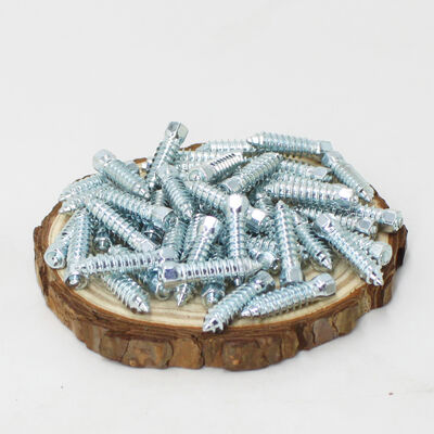 quality Removable Tungsten Carbide Core Zinc Coated Carbide Tire Studs for Forklifts and Off-Road Vehicles factory