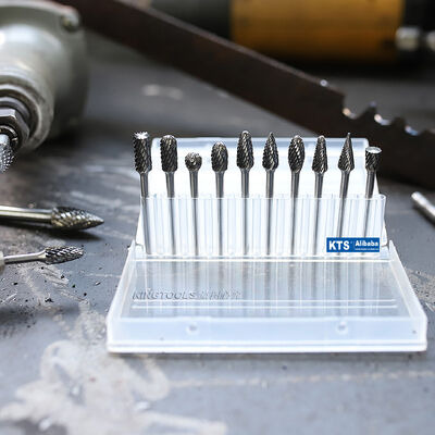 Good price 10pcs Set 1/8inch Shank Diameter Tungsten Carbide Rotary Burr and Cutter Files for Precision Metalworking online