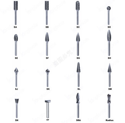 Good price Sintered Tungsten Carbide Rotary Burr with 1/4