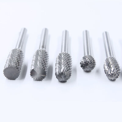 Good price Double Cut Tungsten Carbide Rotary Burr with 1/4 Inch Shank and 70-90HRA Hardness for Metal Deburring online