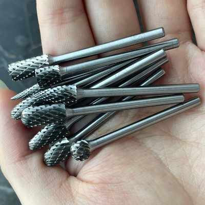 quality Tungsten Carbide Rotary Burr Set 10pcs 3mm Shank Fraises en Carbure de Tungstène
 factory