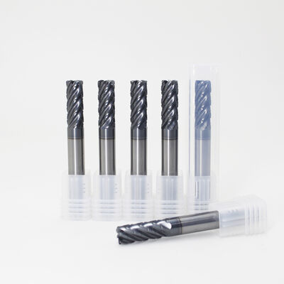 Quality Carbide CNC End Mill Metal Cutting Tool for Industrial Milling Surface Profiling and Groove Machining
 factory