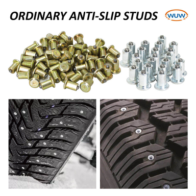 Quality Customized Tungsten Carbide Snow Tire Studs with 5.7-15 MM Overall Length and 6.5-12 MM Diameter for Bicycles Scooters ATV-UTV Forklift Auto Truck Off-Road Vehicle factory