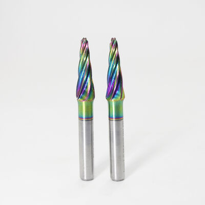 Quality TiAlN Coated Carbide Deburring Burrs for Stainless Steel High Speed Cutting factory
