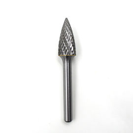 Polished Double Cut Carbide Burr Safe Die Grinder Bits For Hard Steel