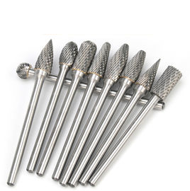 Industry Long Shank Carbide Burr / Rotary Cutter Drill Bits ISO9001 Approved