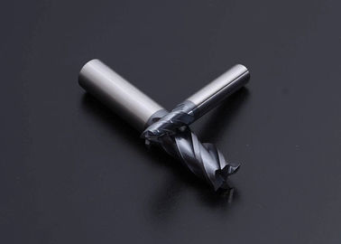 HRC45 Gray Color 6mm Square End Mill Tungsten Carbide Milling Cutter Solid Burr