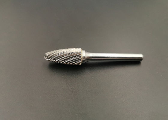 25mm Double Cut Rotary Cone Carbide Burr For Grinding / Polishing