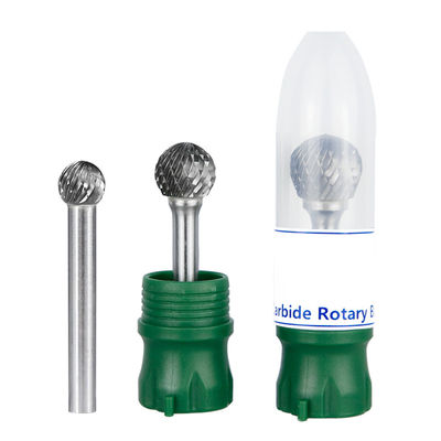 Good price 1/4'' Shank 6.35 mm Dia Double Cut Solid Carbide Rotary Burr Porting Tools Carbide Burrs online