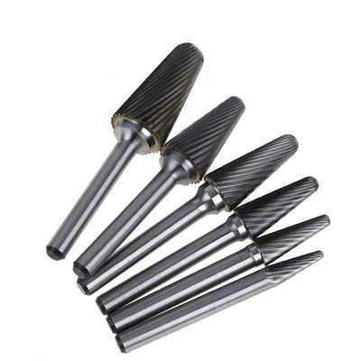 1/4 Inch Rotary File Grinding Burrs Carbide Cutting Tools Burr Abrasives Tools Air Tools
