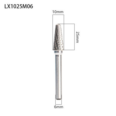 SL Type YG10X Silver Taper Shape Carbide Rotary Burr For Tire Repair